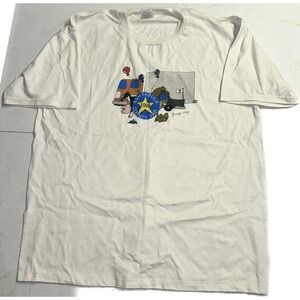 Vintage 90's Ashtabula County Fair‎ T-Shirt Cream Size XL